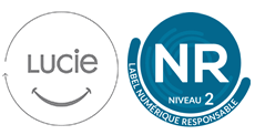 Logos Lucie Label Numérique Responsable Niveau 2