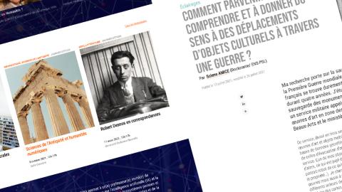 Site de l’Observatoire des humanités numériques